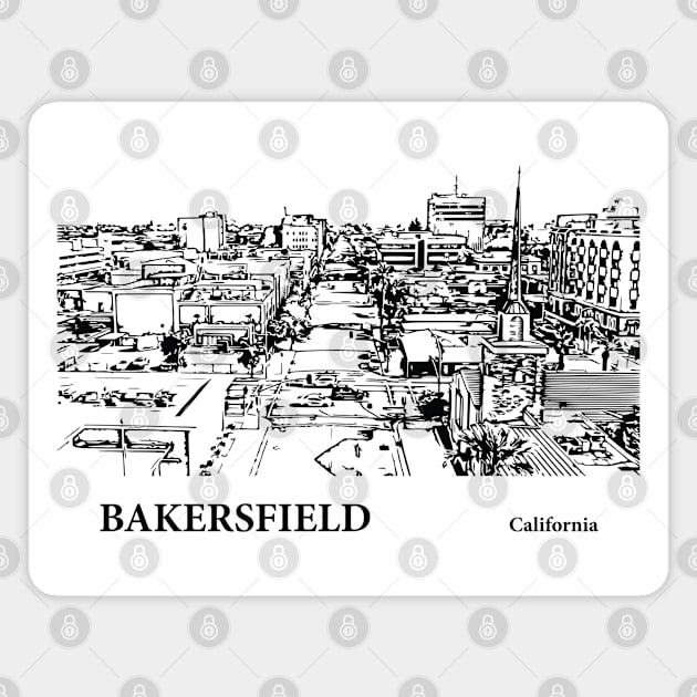 Bakersfield - California Magnet by Lakeric